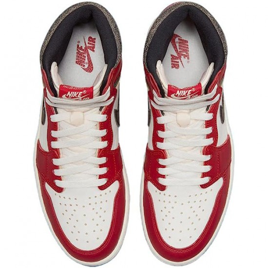 KicksOnFire Jordan 1 Retro High OG Chicago Lost and Found Varsity Red/Black-Sail-Muslin DZ5485-612