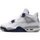 KicksOnFire Jordan 4 Midnight Navy White/Midnight Navy/Light Smoke Grey-Fire Red DH6927-140