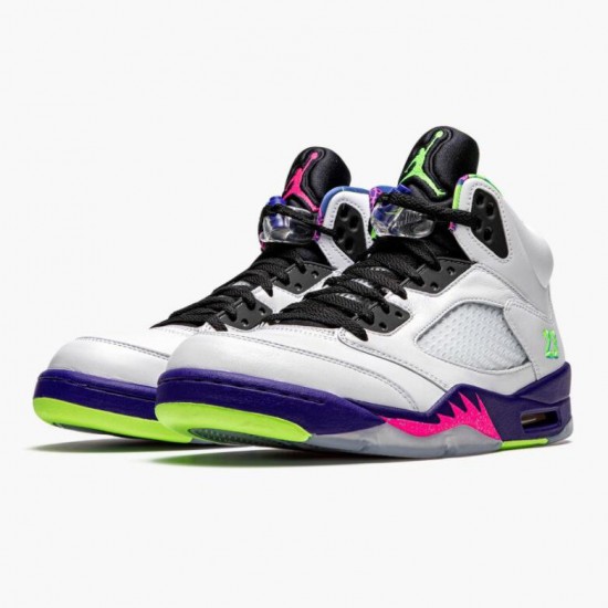 KicksOnFire Jordan 5 Retro Alternate Bel Air White/Court Purple-Racer Pink-Ghost Green DB3335-100