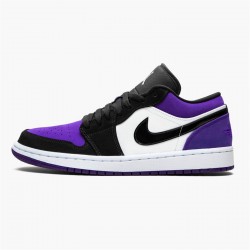 KicksOnFire Jordan 1 Low Court Purple White/Black-Court Purple 553558-125