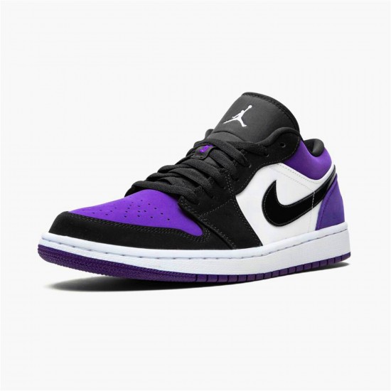 KicksOnFire Jordan 1 Low Court Purple White/Black-Court Purple 553558-125