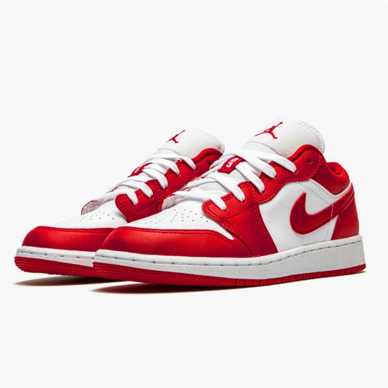 KicksOnFire Jordan 1 Low Gym Red White (GS) Gym Red/Gym Red-White 553560-611