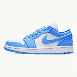 KicksOnFire Jordan 1 Low UNC (W) University Blue/University Blue-White AO9944-441