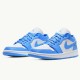 KicksOnFire Jordan 1 Low UNC (W) University Blue/University Blue-White AO9944-441