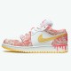 KicksOnFire Jordan 1 Low Paint Drip (GS) Arctic Punch/Pale Vanilla-White CW7104-601