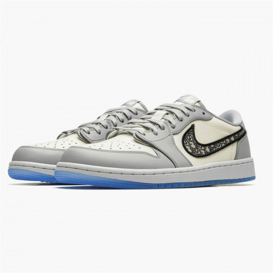 KicksOnFire Jordan 1 Retro Low Dr Grey/Black-Sail CN8608-002