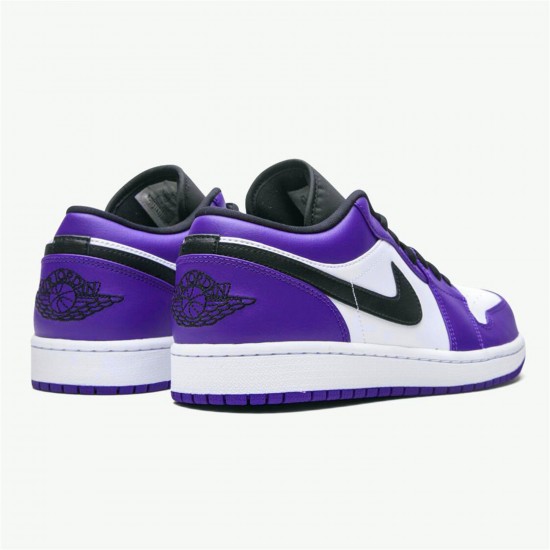 KicksOnFire Jordan 1 Low Court Purple White Court Purple/Black-White 553558-500