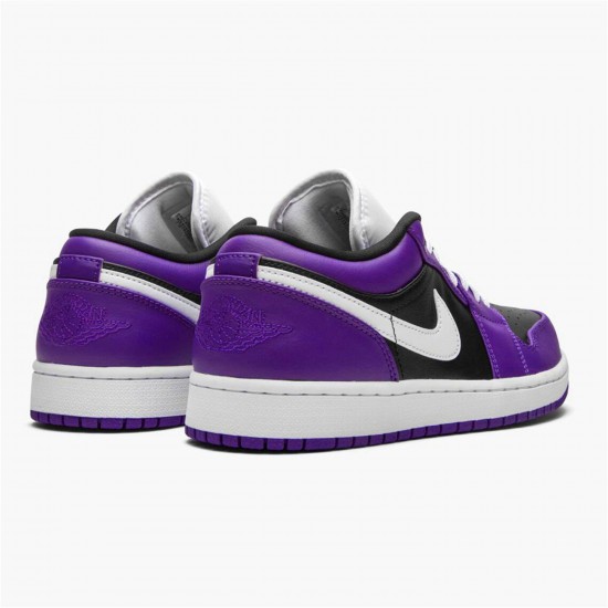 KicksOnFire Jordan 1 Low Court Purple Black Court Purple/Black-White 553558-501