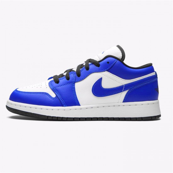 KicksOnFire Jordan 1 Low Game Royal (GS) White/Game Royal-Black 553560-124