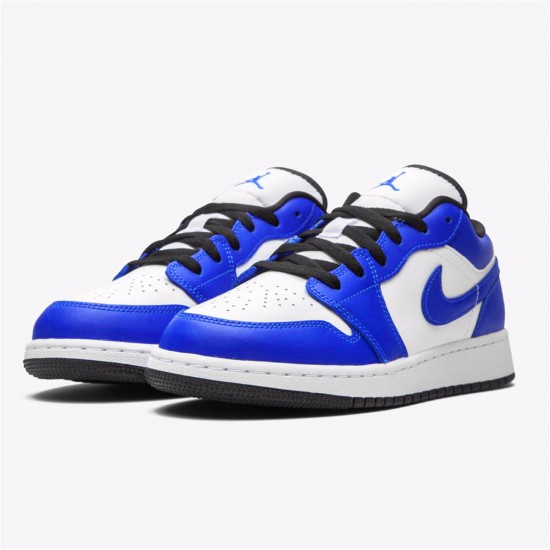 KicksOnFire Jordan 1 Low Game Royal (GS) White/Game Royal-Black 553560-124