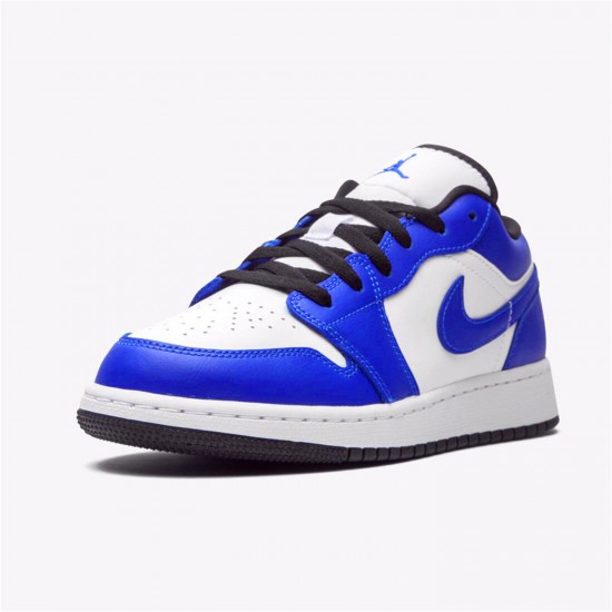 KicksOnFire Jordan 1 Low Game Royal (GS) White/Game Royal-Black 553560-124