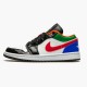 KicksOnFire Jordan 1 Low Multi-Color Black Toe (W) White/Hyper Royal-University Red-White CZ4776-101