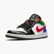 KicksOnFire Jordan 1 Low Multi-Color Black Toe (W) White/Hyper Royal-University Red-White CZ4776-101