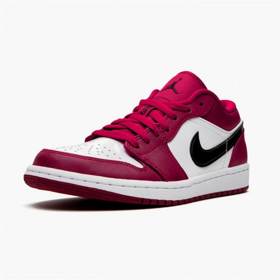 KicksOnFire Jordan 1 Low Noble Red Noble Red/Black-White-Noble Red 553558-604