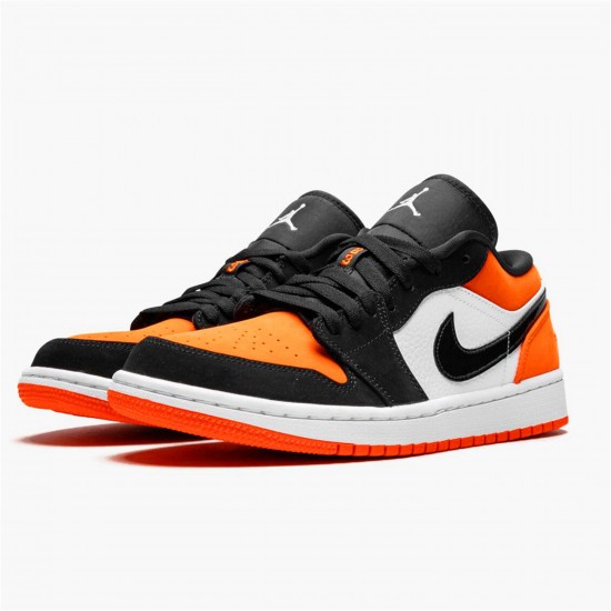 KicksOnFire Jordan 1 Low Shattered Backboard Orange/White/Black 553558-128