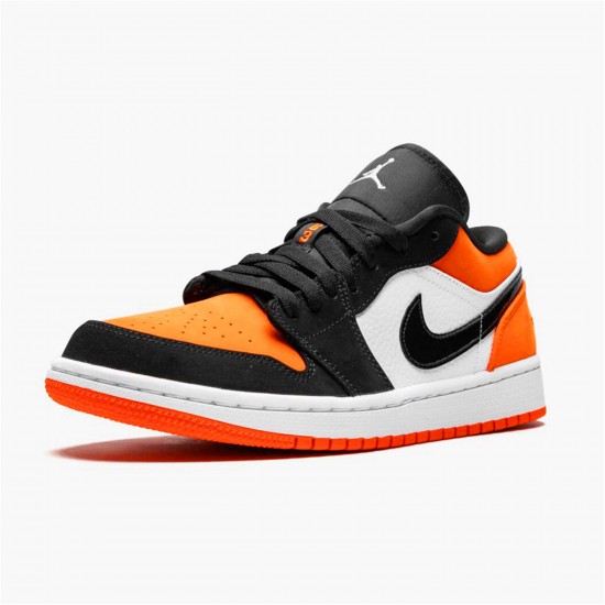 KicksOnFire Jordan 1 Low Shattered Backboard Orange/White/Black 553558-128