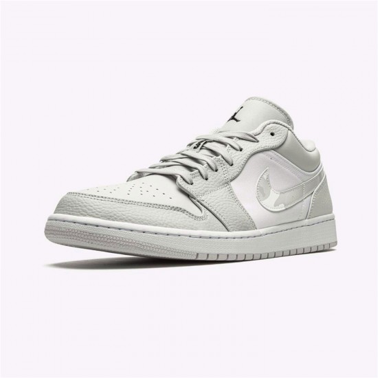 KicksOnFire Jordan 1 Low White Camo White/Black-Neutral Grey DC9036-100