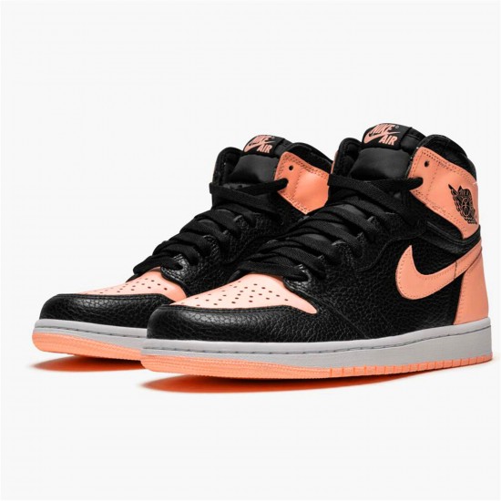 KicksOnFire Jordan 1 Retro High Black Crimson Tint Black/Crimson Tint-White-Hyper Pink-Mystic Green 555088-081