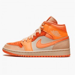 KicksOnFire Jordan 1 Mid Apricot Orange (W) Atomic Orange/Apricot Agate-Terra Blush DH4270-800