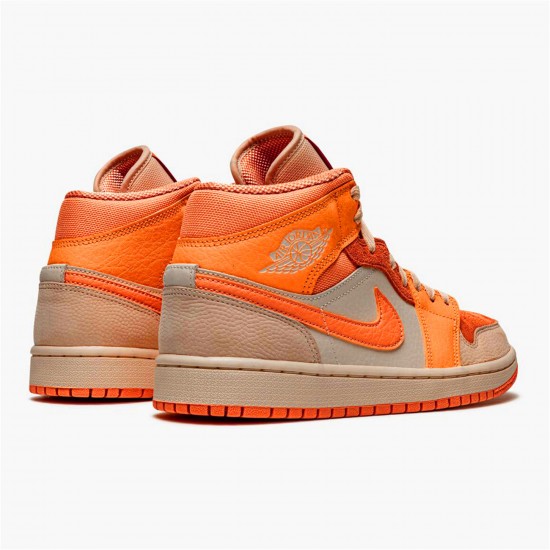 KicksOnFire Jordan 1 Mid Apricot Orange (W) Atomic Orange/Apricot Agate-Terra Blush DH4270-800