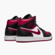 KicksOnFire Jordan 1 Mid Bred Toe Black/Noble Red-White 554724-066