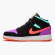 KicksOnFire Jordan 1 Mid Multi-Color (GS) Black/Multi-Color 554725-083