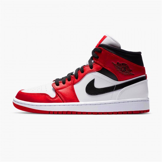 KicksOnFire Jordan 1 Mid Chicago (2020) White/Gym Red-Black 554724-173