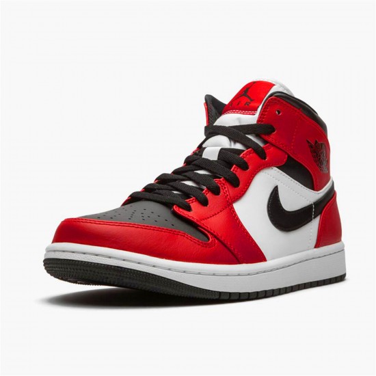 KicksOnFire Jordan 1 Mid Chicago Toe Black/Gym Red-White 554724-069