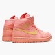 KicksOnFire Jordan 1 Mid Coral Gold Coral Stardust/Club Gold-Coral Stardust 852542-600