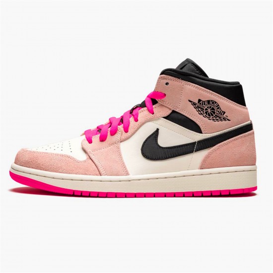 KicksOnFire Jordan 1 Mid Crimson Tint Crimson Tint/Hyper Pink-Black-Sail 852542-801