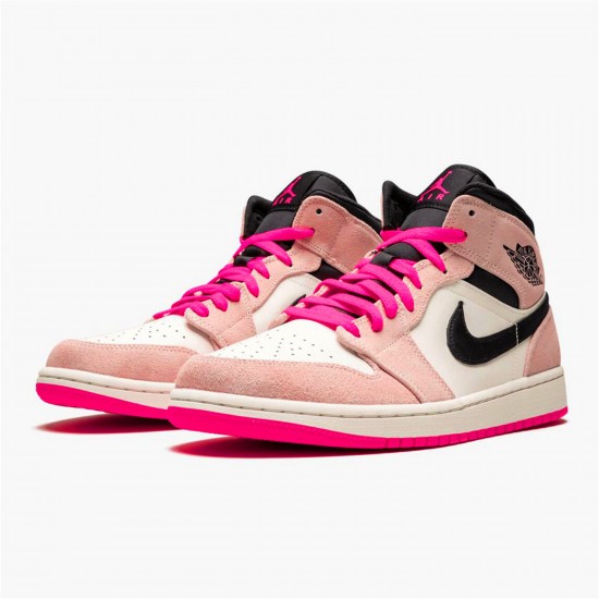 KicksOnFire Jordan 1 Mid Crimson Tint Crimson Tint/Hyper Pink-Black-Sail 852542-801