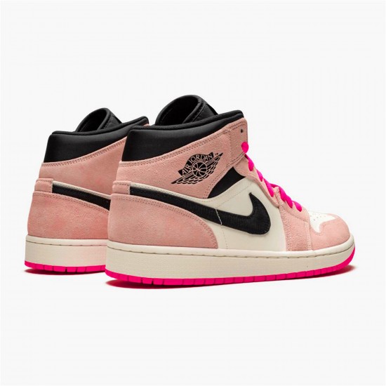 KicksOnFire Jordan 1 Mid Crimson Tint Crimson Tint/Hyper Pink-Black-Sail 852542-801