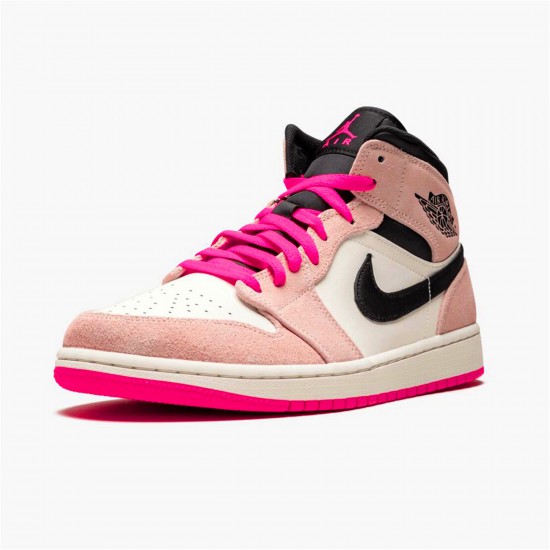 KicksOnFire Jordan 1 Mid Crimson Tint Crimson Tint/Hyper Pink-Black-Sail 852542-801