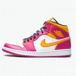 KicksOnFire Jordan 1 Mid Dia de los Muertos White/Fuchsia-Orange-Black DC0350-100