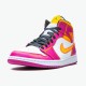 KicksOnFire Jordan 1 Mid Dia de los Muertos White/Fuchsia-Orange-Black DC0350-100