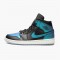 KicksOnFire Jordan 1 Mid Iridescent Black (W) Black/Pale Ivory-Multi-Color BQ6472-009