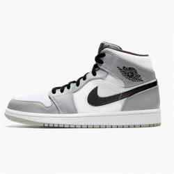 KicksOnFire Jordan 1 Mid Light Smoke Grey Light Smoke Grey/Black-White 554724-092