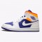 KicksOnFire Jordan 1 Mid Royal Blue Laser Orange White/Deep Royal Blue-Track Red-Laser Orange 554724-131