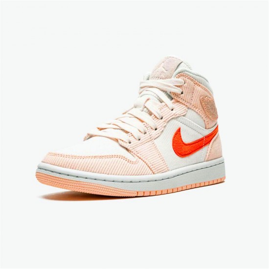 KicksOnFire Jordan 1 Mid SE Corduroy Sail Sail/Orange Quartz-White-Orange DA8009-108