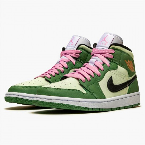 jordan 1 mid barely green