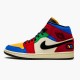 KicksOnFire Jordan 1 Mid SE Fearless Blue the Great Muslin/Varsity Red-Royal-Taxi-Black CU2805-100