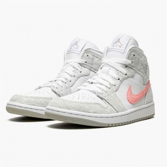 KicksOnFire Jordan 1 Mid SE Light Iron Ore (W) Light Iron Ore/Atmosphere-White DN4045-001