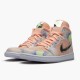 KicksOnFire Jordan 1 Mid SE P(HER)SPECTIVE (W) Washed Coral/Chrome-Light Whistle CW6008-600