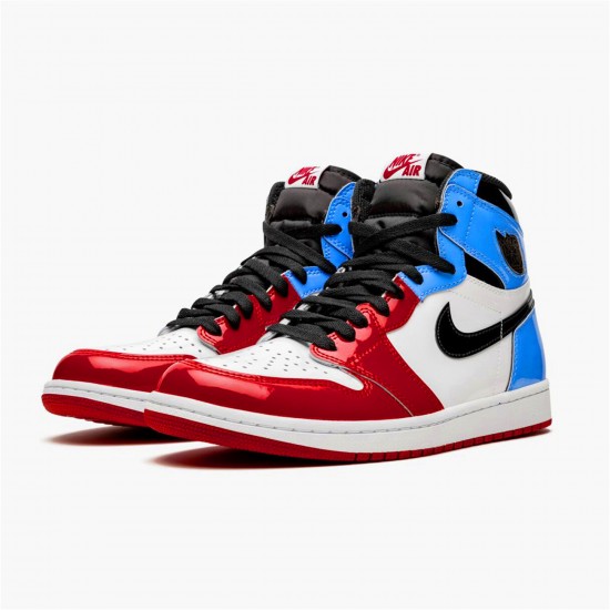 KicksOnFire Jordan 1 Retro High Fearless UNC Chicago White/University Blue-Varsity Red-Black CK5666-100