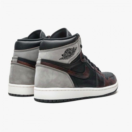 KicksOnFire Jordan 1 Retro High Light Army Rust Shadow Patina Black/Grey-Rust 555088-033