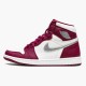 KicksOnFire Jordan 1 Retro High OG Bordeaux Bordeaux/White-Metallic Silver 555088-611