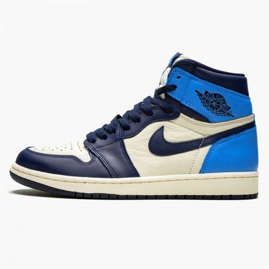 KicksOnFire Jordan 1 Retro High Obsidian UNC Sail/Obsidian-University Blue 555088-140