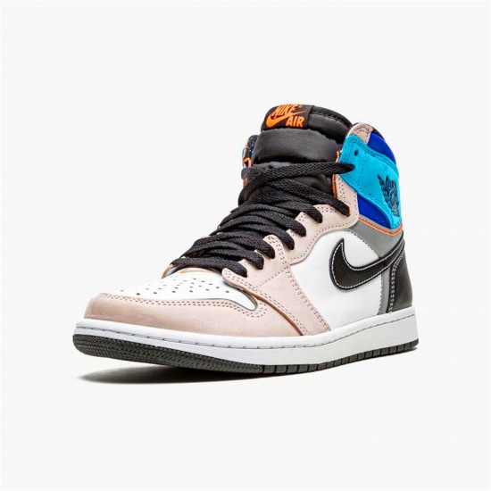 KicksOnFire Jordan 1 Retro High OG Prototype  White/Multi-Color-Total Orange DC6515-100