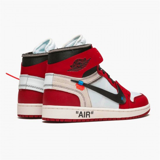 KicksOnFire Jordan 1 Retro High Off-White Chicago White/Black-Varsity Red AA3834-101