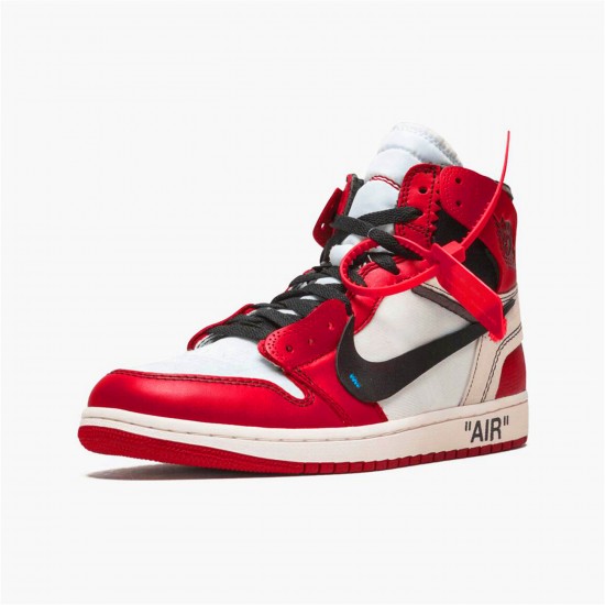 KicksOnFire Jordan 1 Retro High Off-White Chicago White/Black-Varsity Red AA3834-101